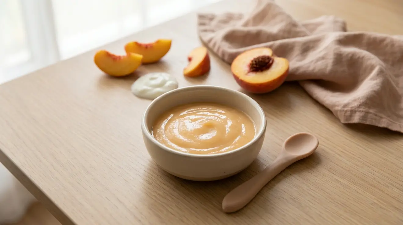 Peach & Yogurt Puree