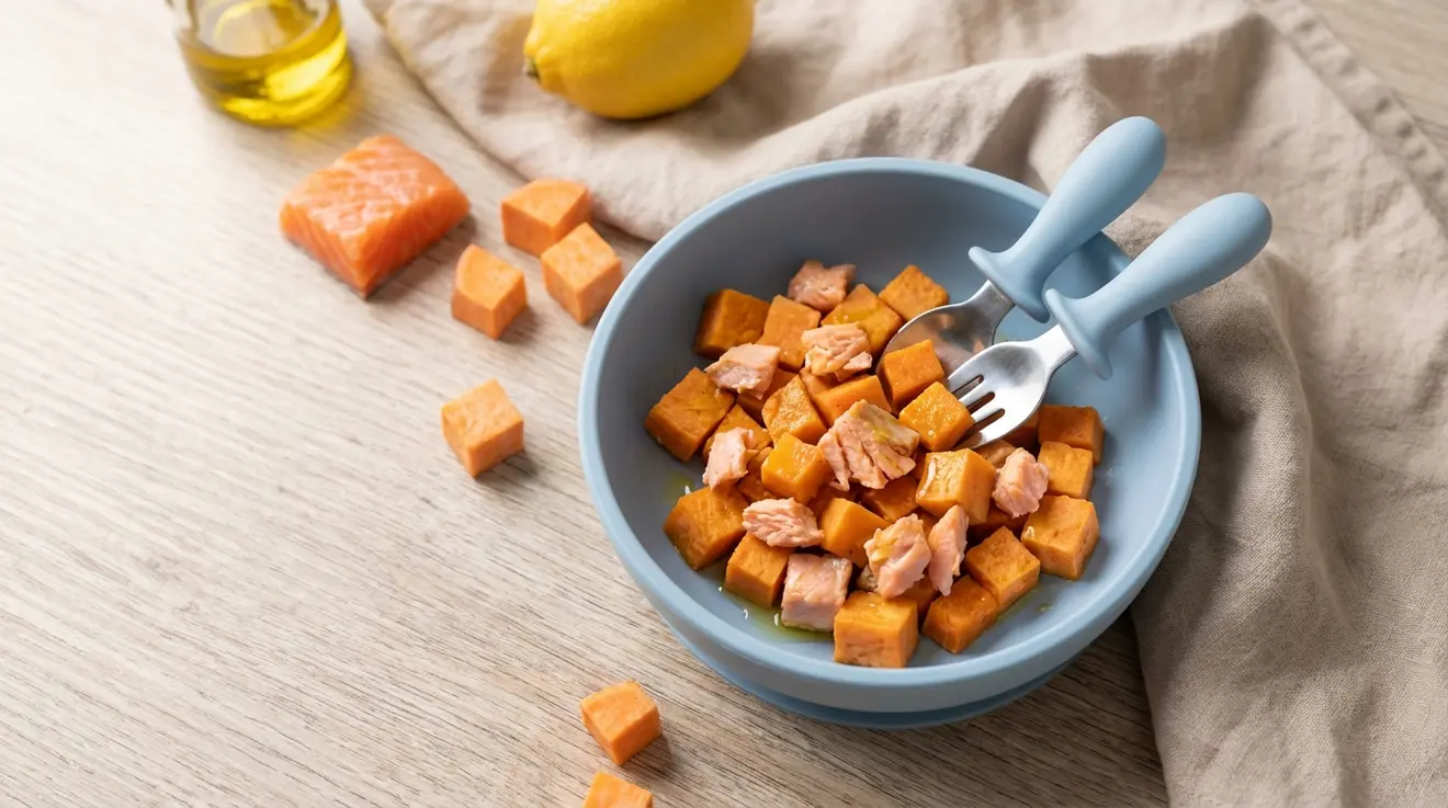 Salmon & Sweet Potato Stir Fry