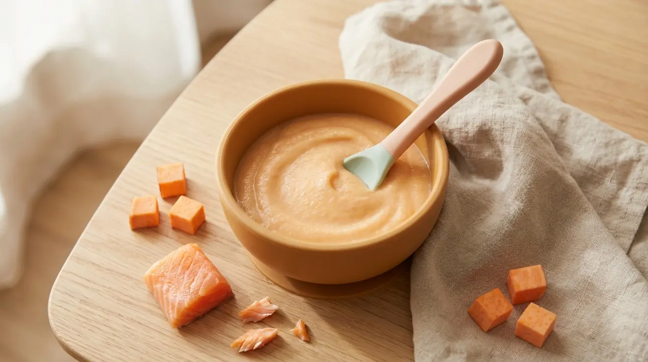 Salmon & Sweet Potato Puree