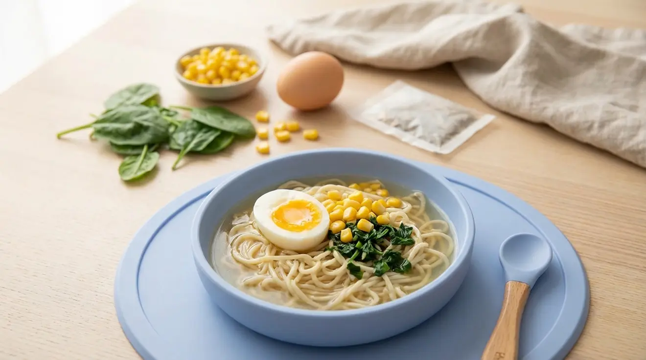 Toddler Ramen with Soft Veggies