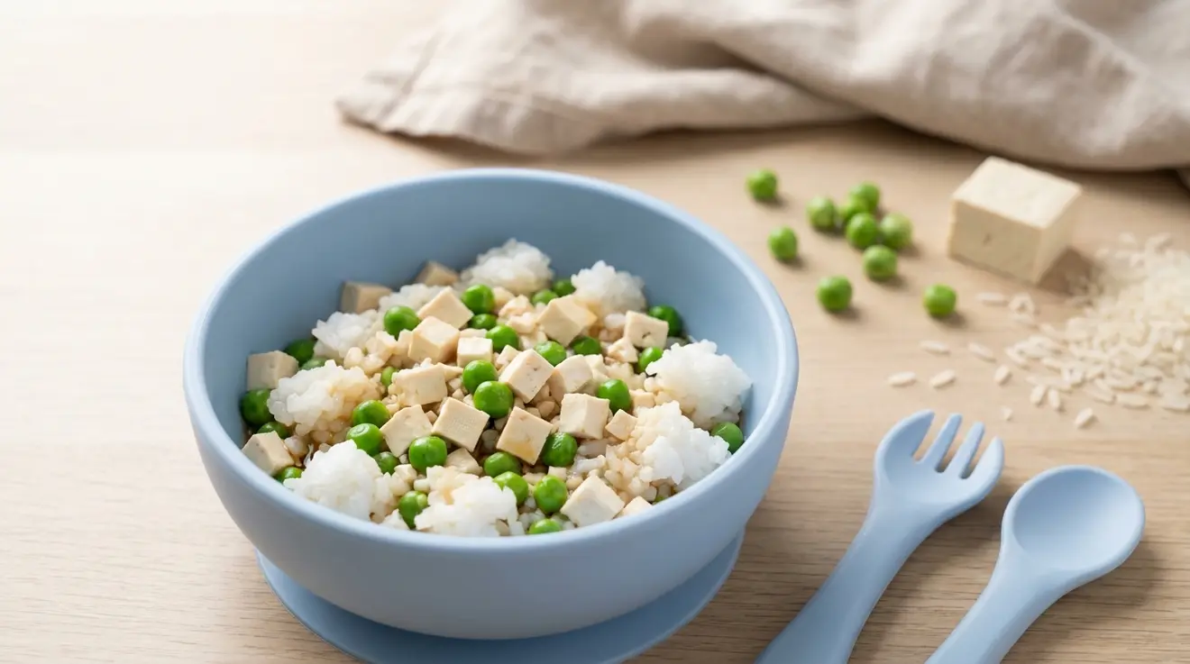 Tofu & Pea Rice Bowl