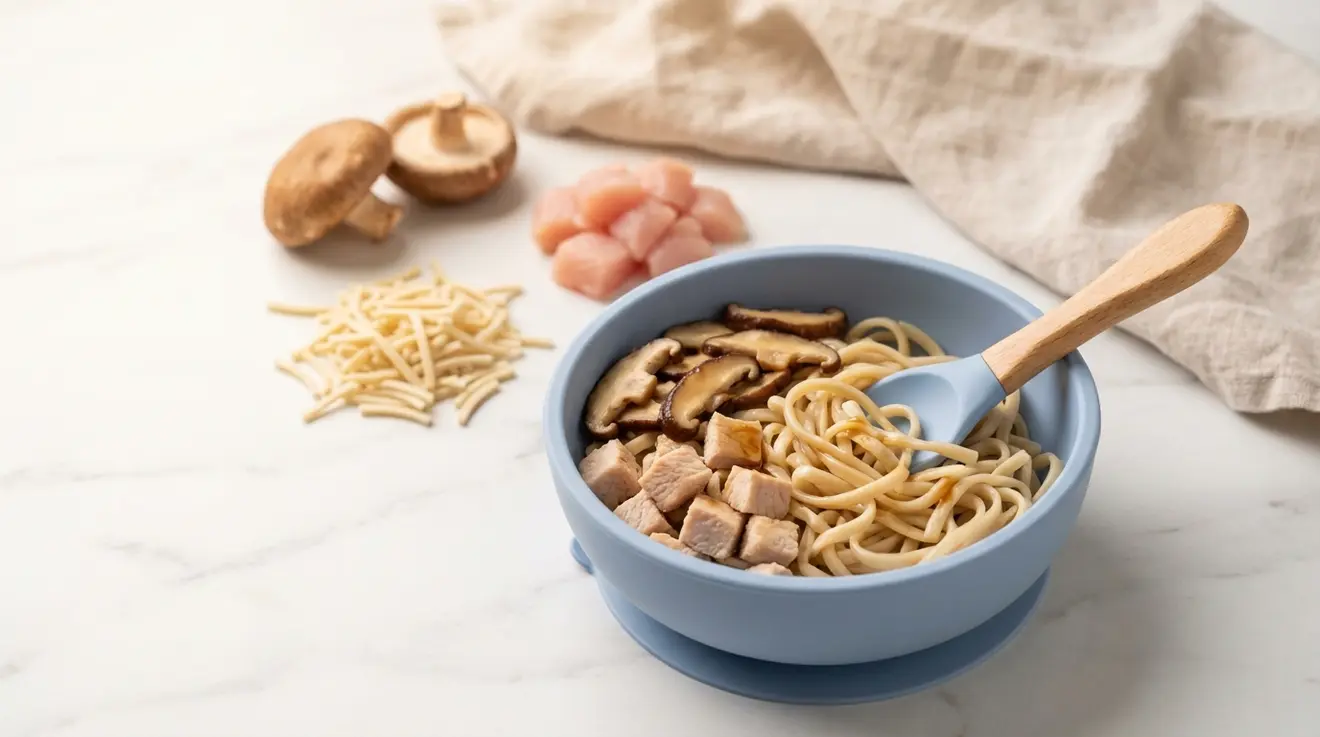 Turkey & Mushroom Noodle Stir Fry