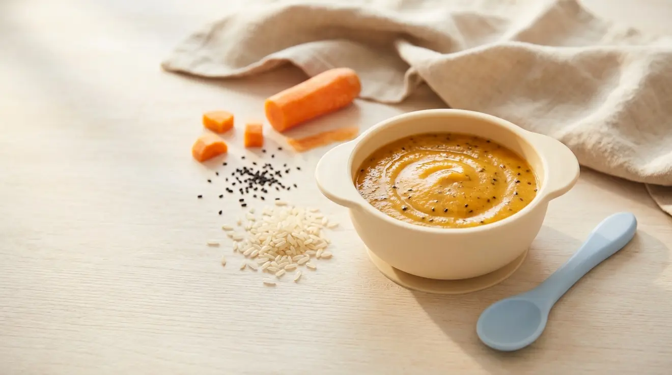 Carrot & Sesame Porridge
