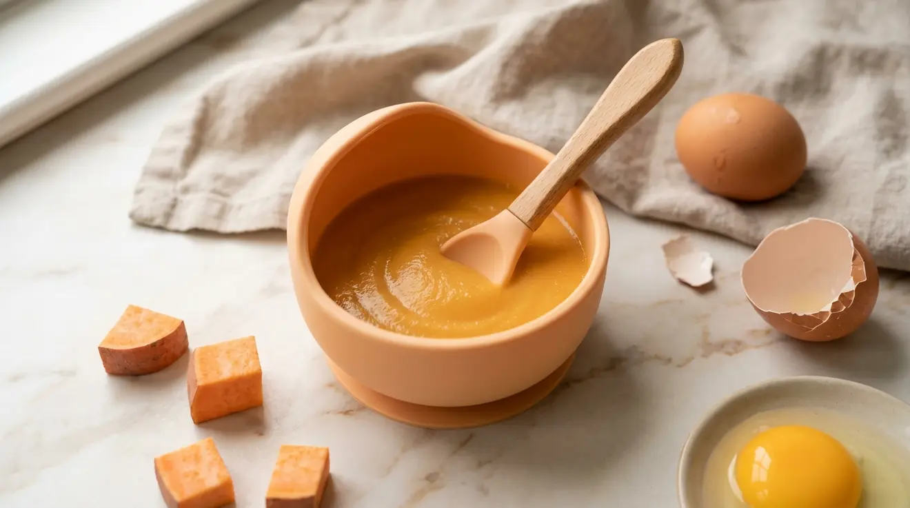 Egg Yolk & Sweet Potato Puree