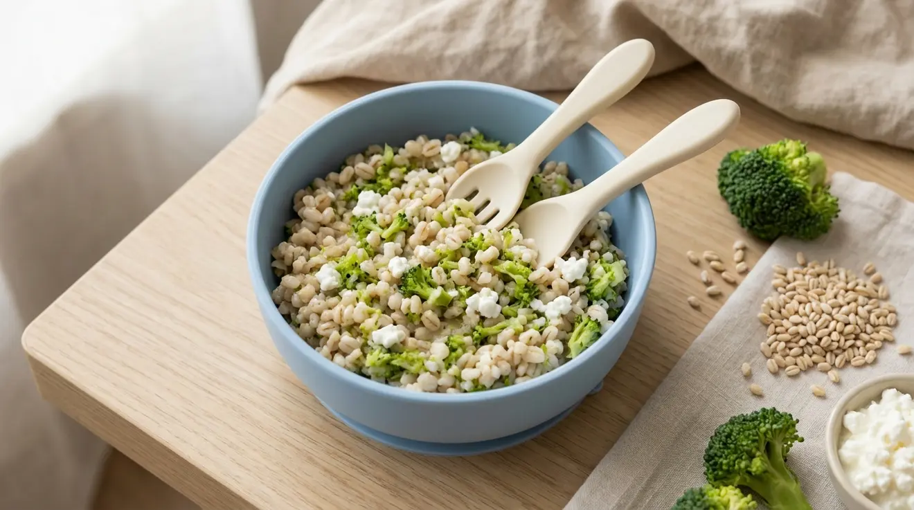Barley, Broccoli & Cottage Cheese