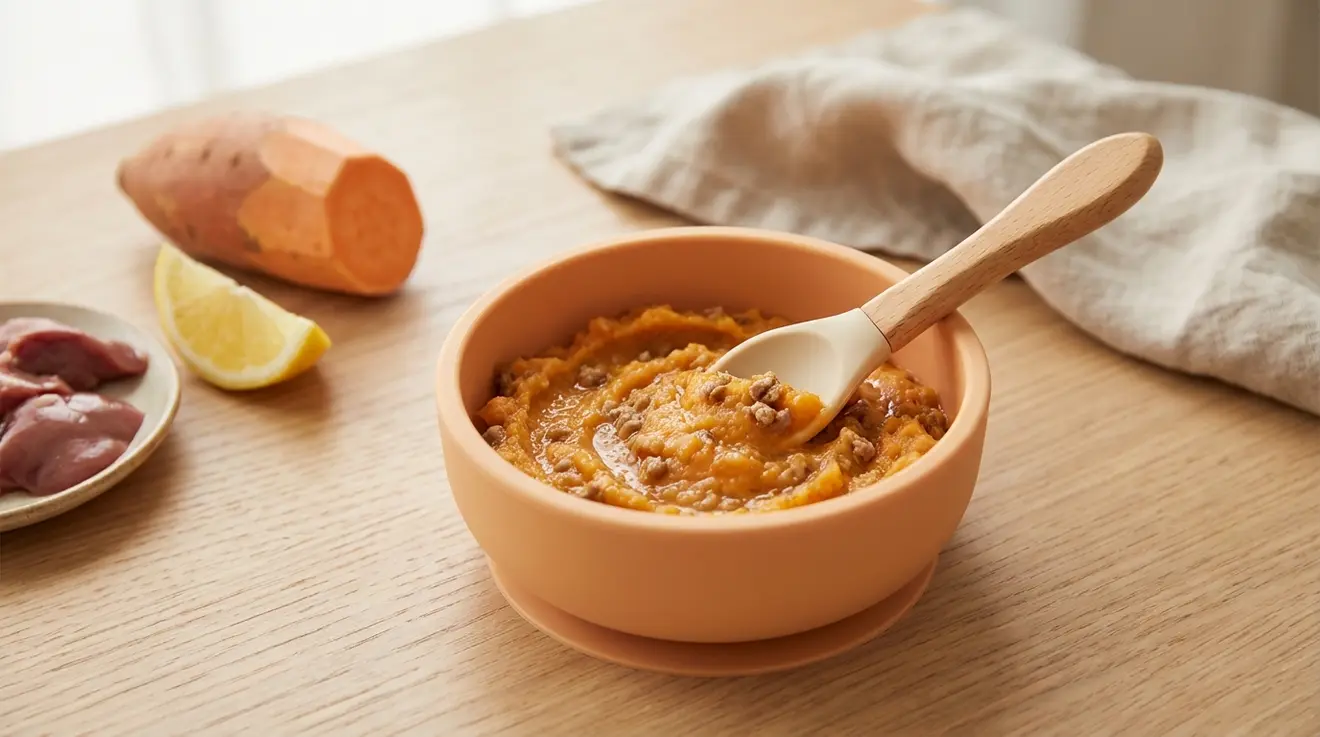 Chicken Liver & Sweet Potato Mash