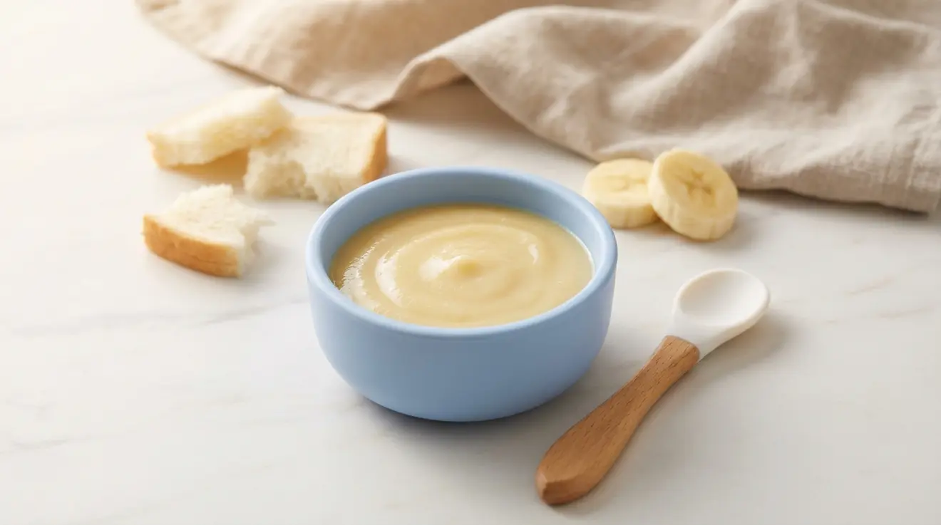 Soft Bread & Banana Mash