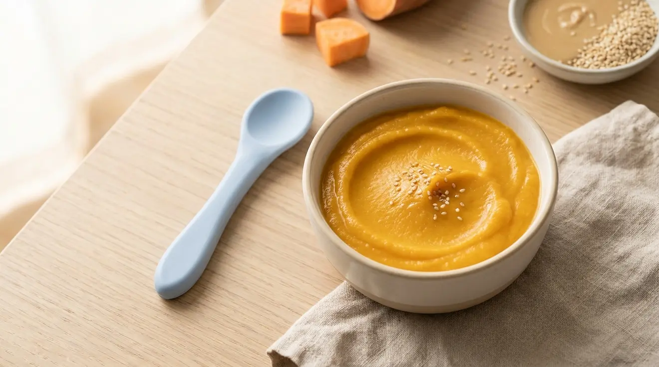 Sesame Sweet Potato Puree
