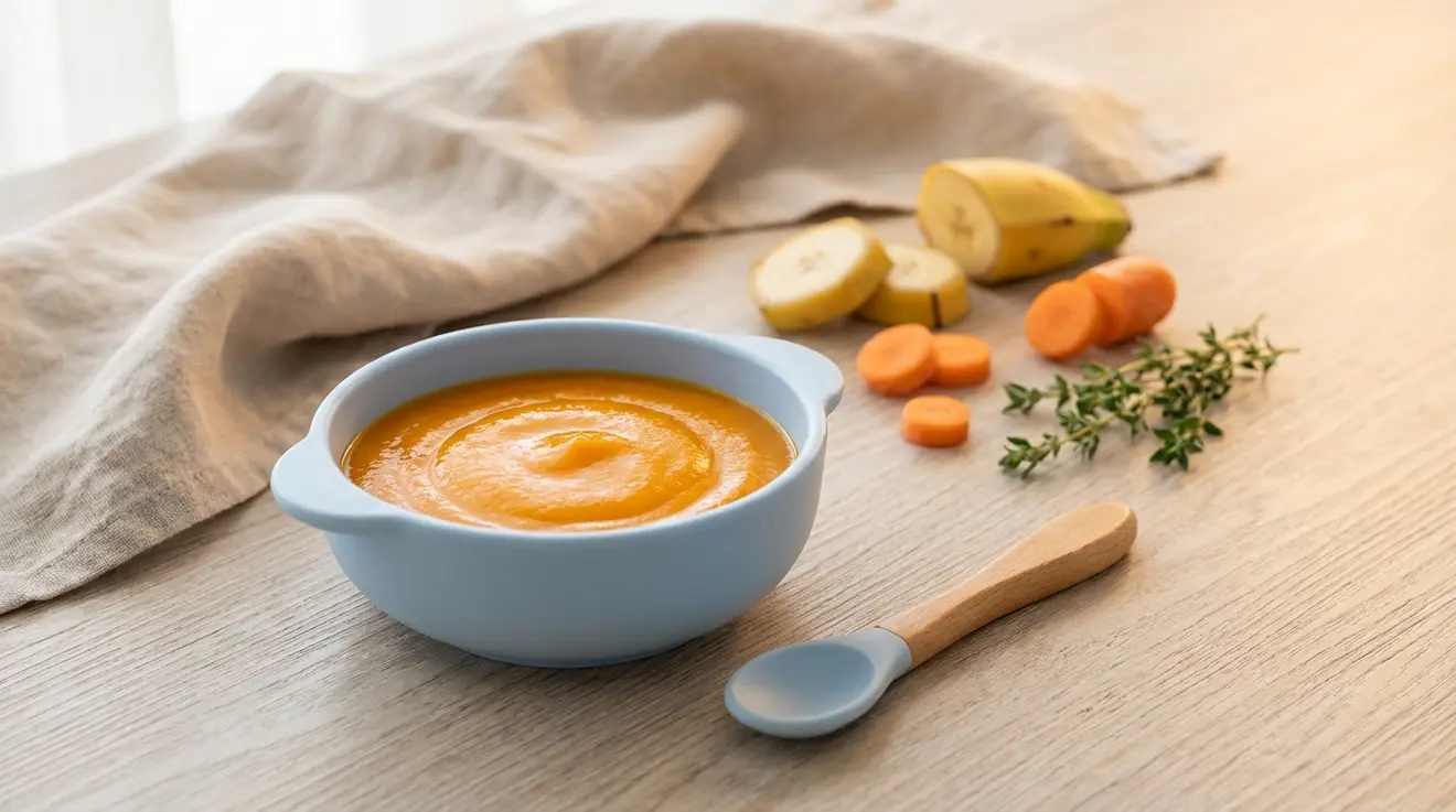 Plantain & Carrot Puree