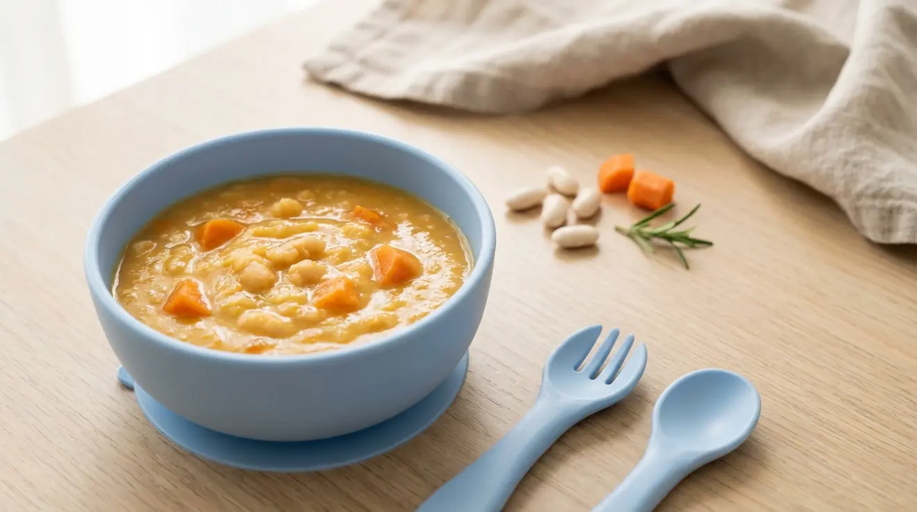 White Bean, Carrot & Rosemary Soup