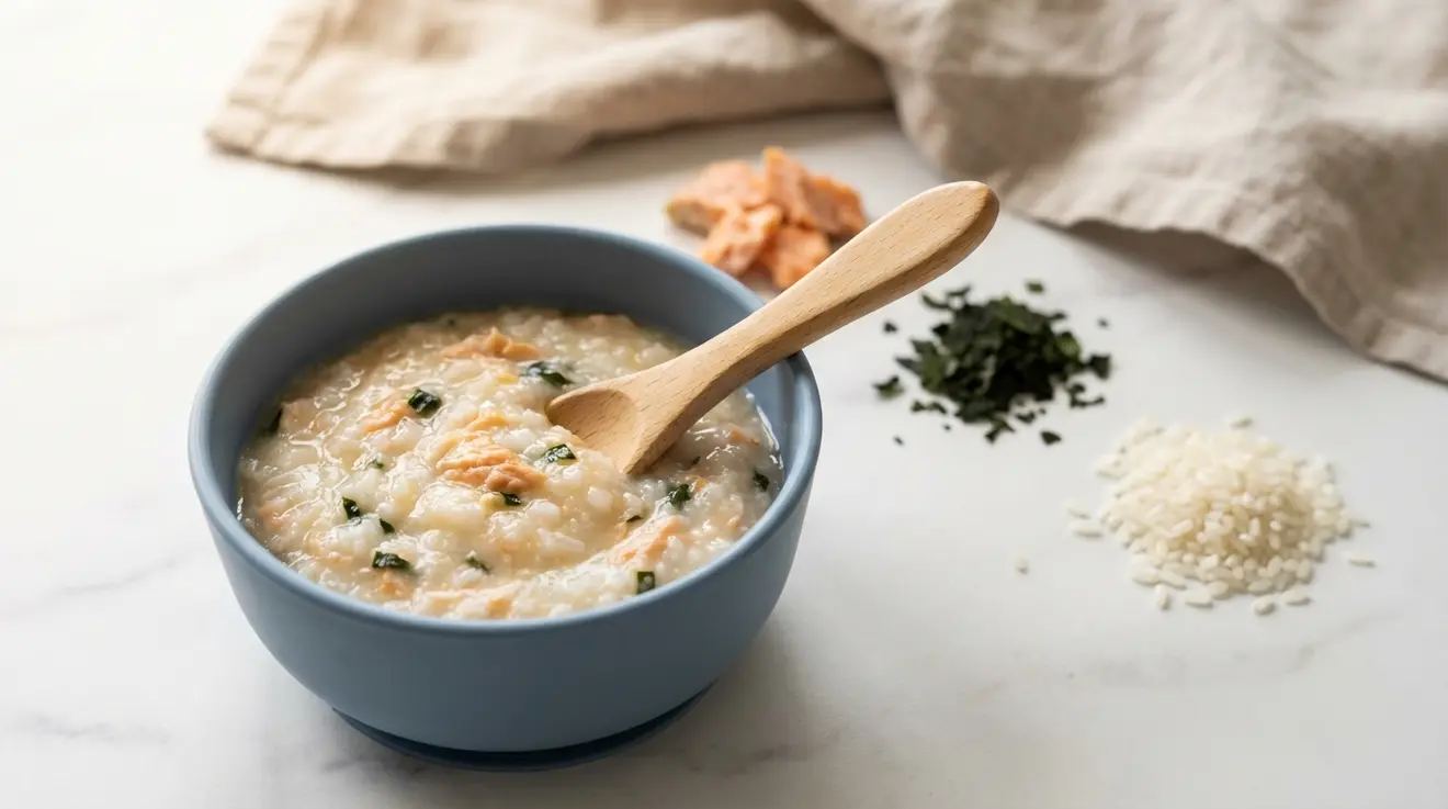 Salmon & Wakame Porridge