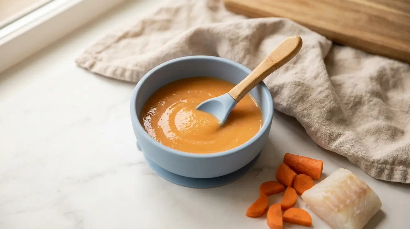 Carrot & White Fish Puree