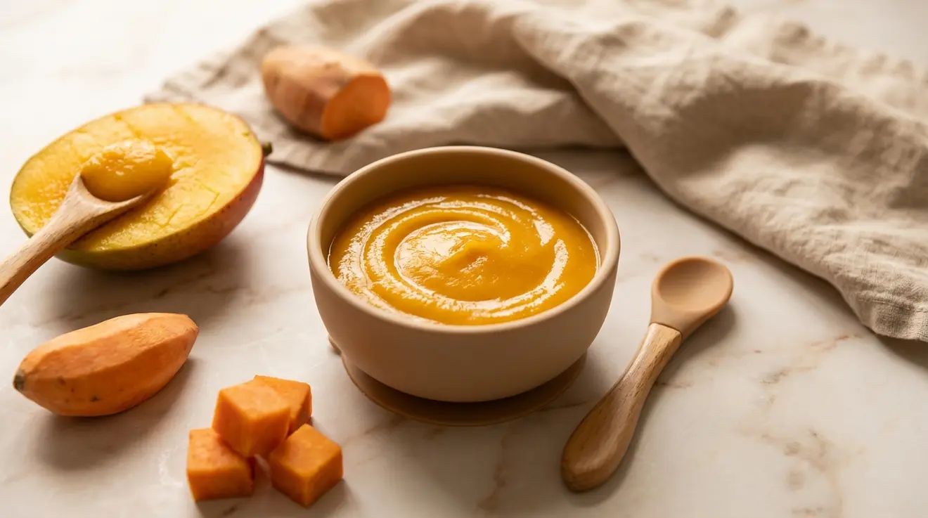 Sweet Potato & Mango Puree