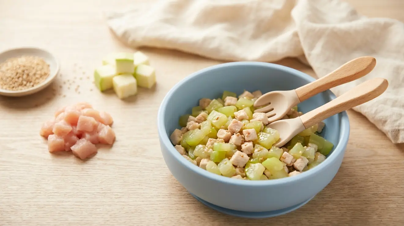 Chicken & Hobak Stir-Fry