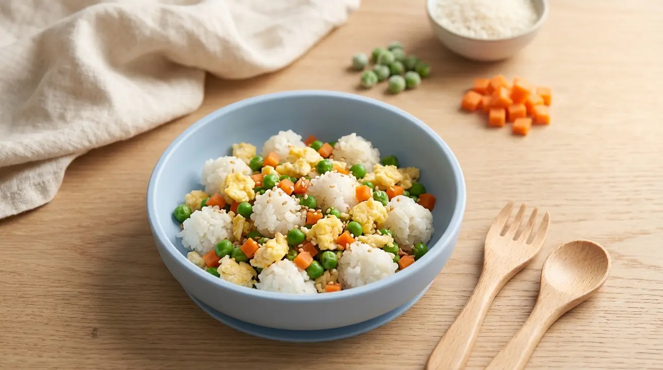 Baby Egg Fried Rice