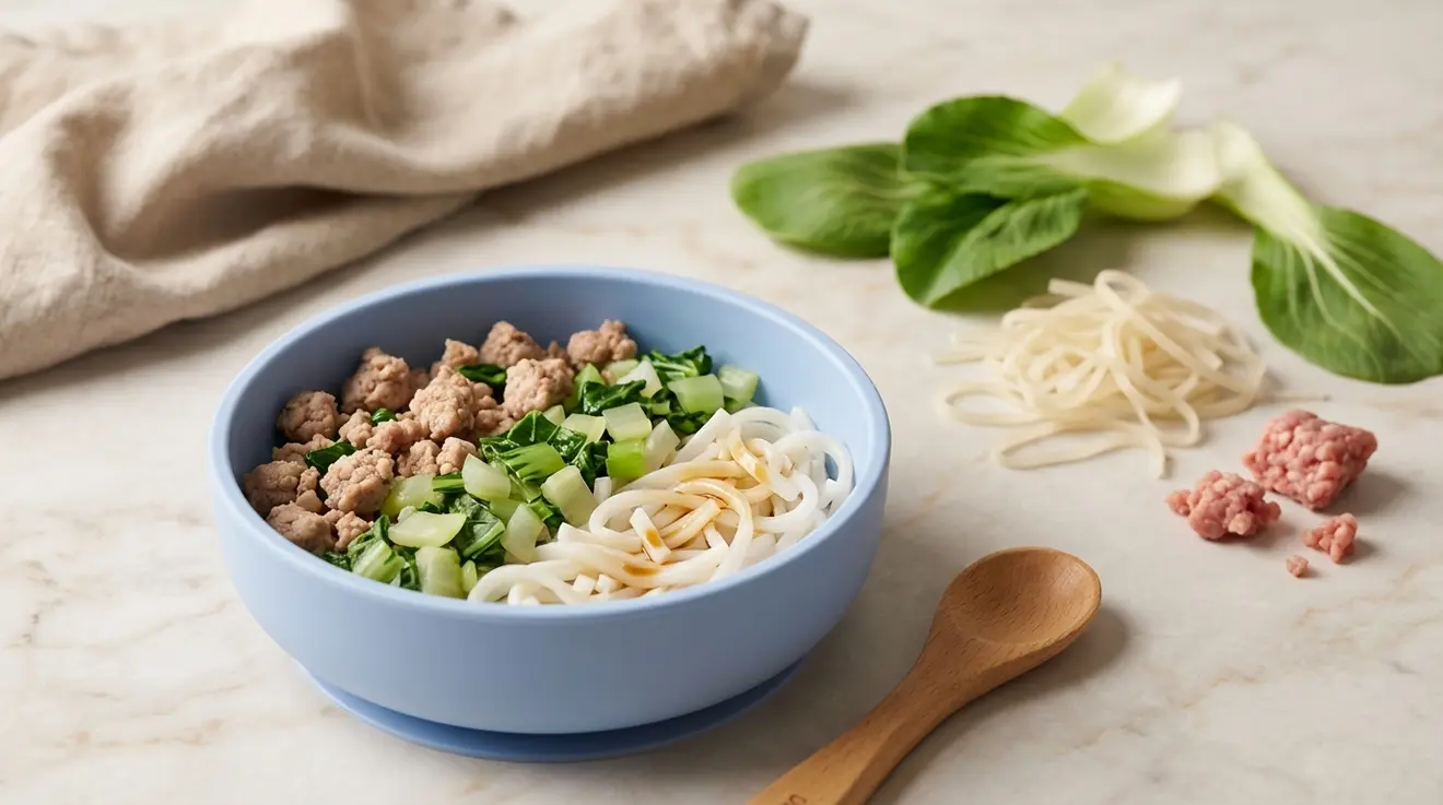 Pork & Bok Choy Noodles