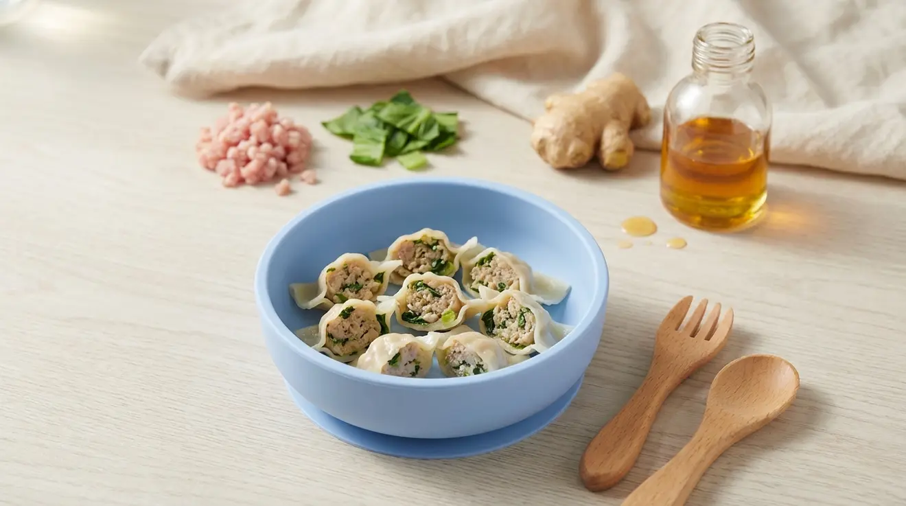 Mini Pork & Choy Sum Wontons