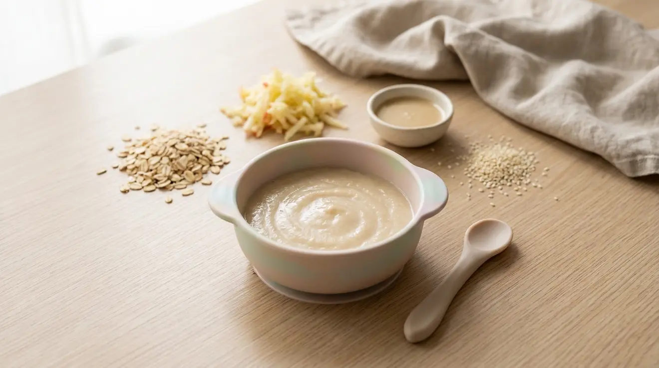 Apple & Tahini Oatmeal