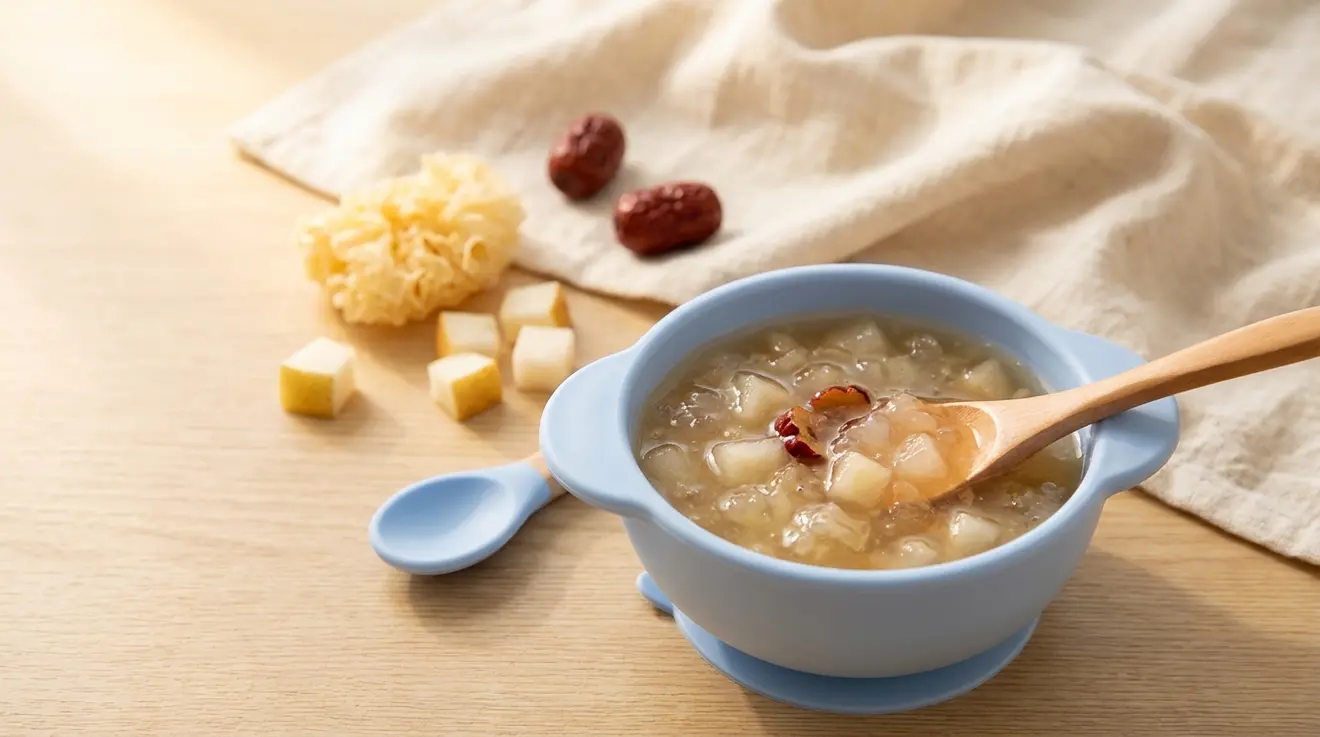 Snow Fungus & Pear Soup