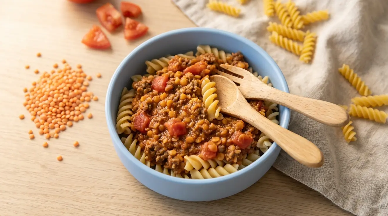 Beef & Lentil Bolognese Pasta