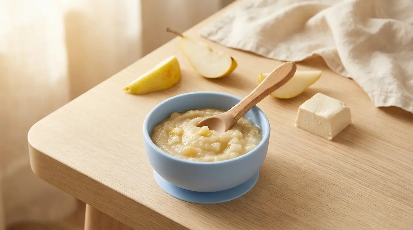 Tofu & Pear Puree