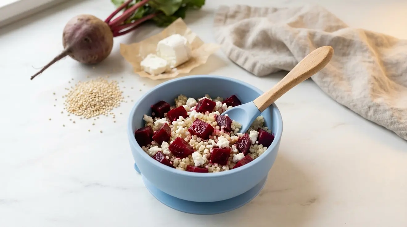 Beet, Quinoa & Goat Cheese Bowl