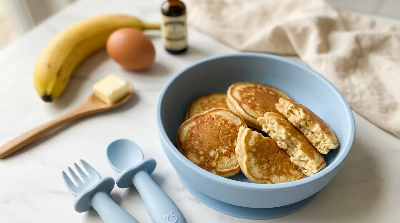 Banana Egg Mini Pancakes