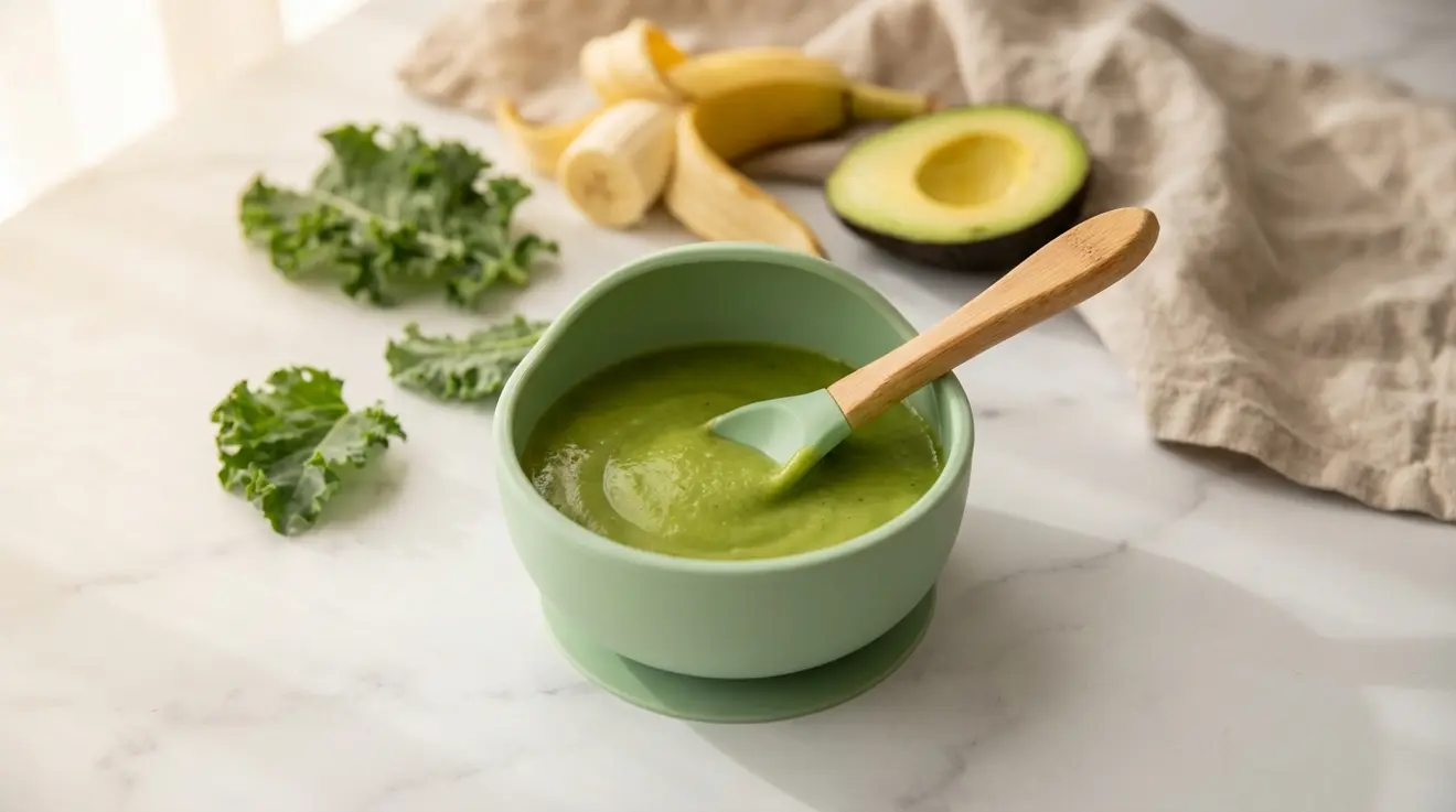 Kale & Banana Smoothie Puree