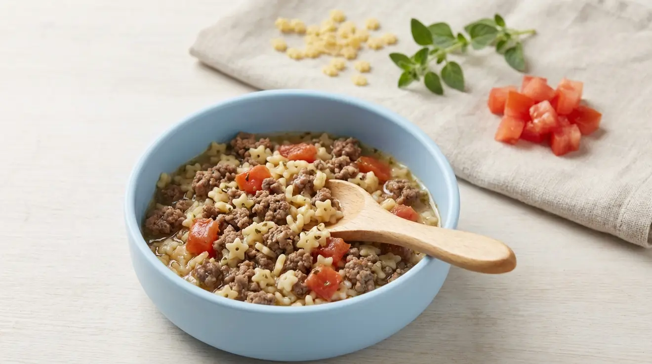 Beef & Tomato Star Pasta