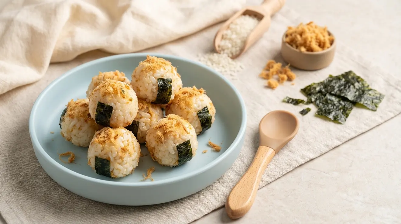 Pork Floss Rice Balls