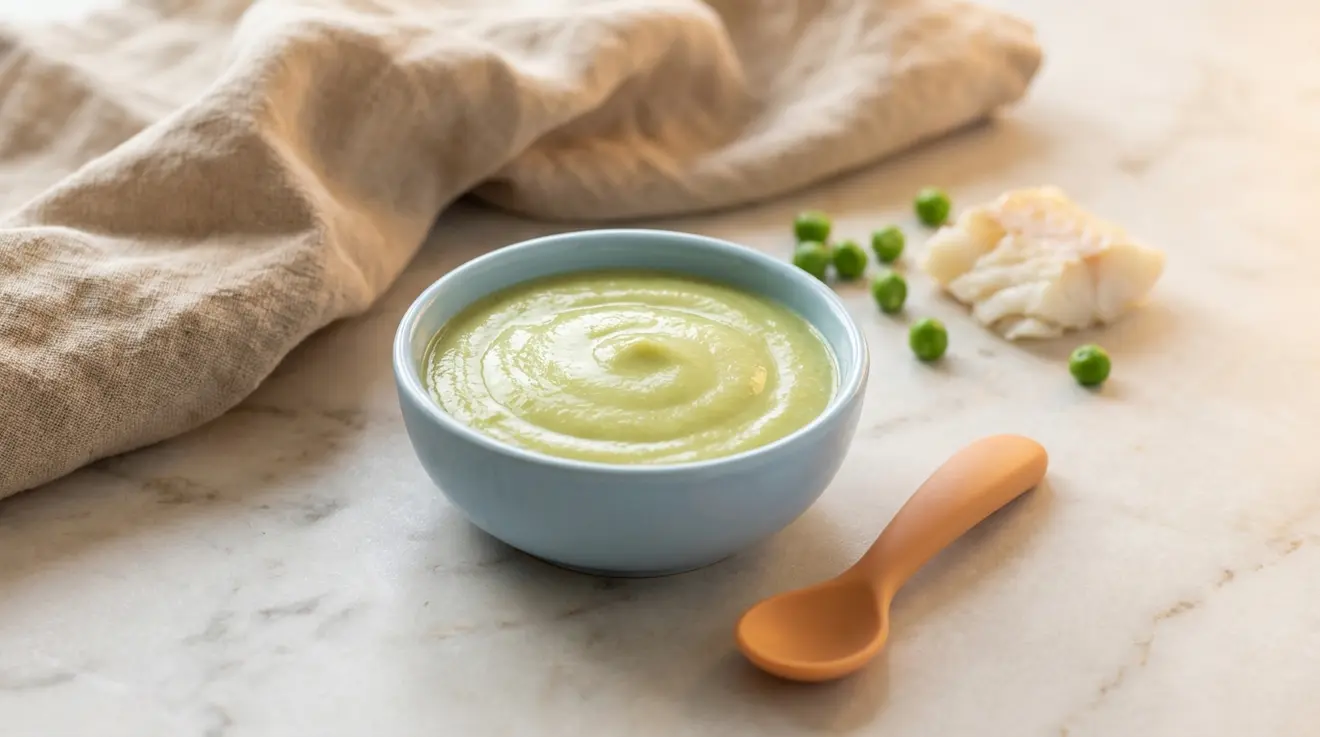 Cod & Pea Puree