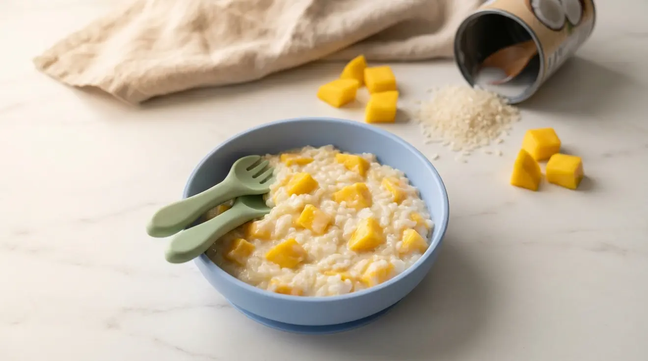 Mango Coconut Rice Pudding