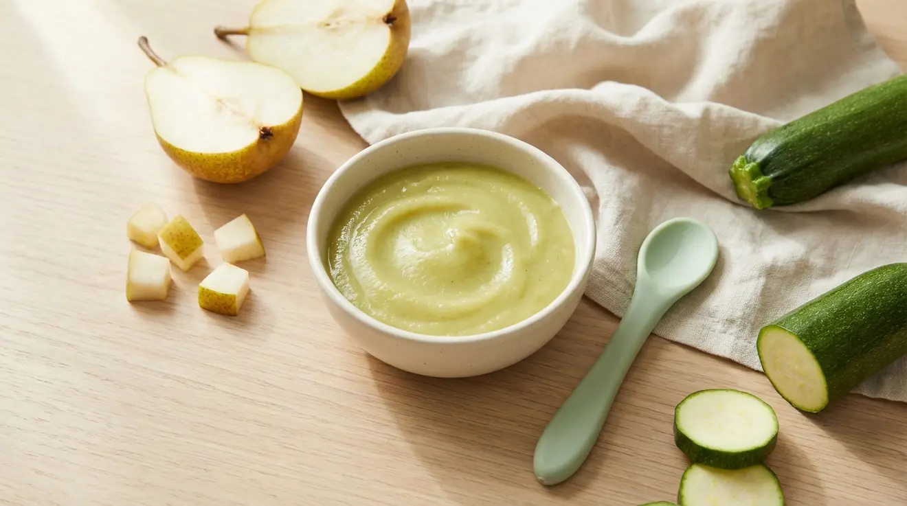 Pear & Zucchini Puree
