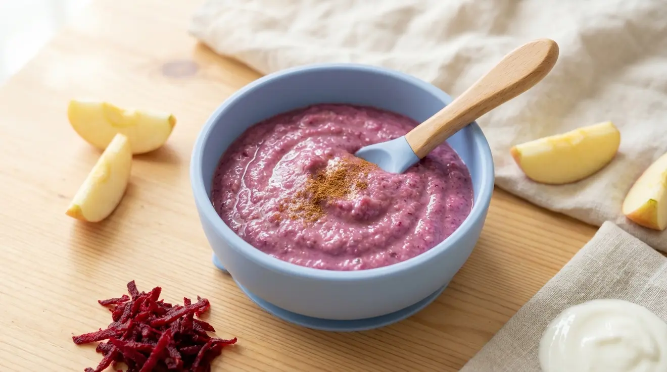 Beet, Apple & Yogurt Bowl