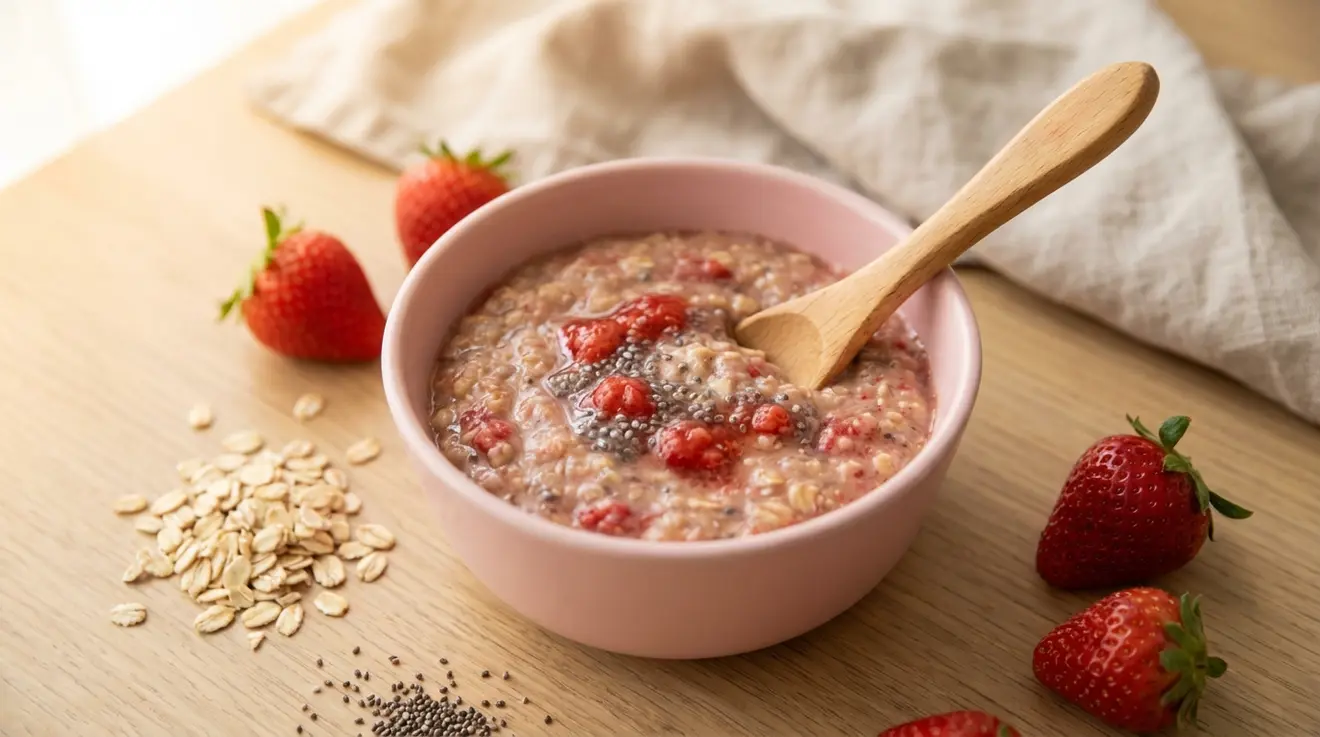 Strawberry Oat & Chia Bowl