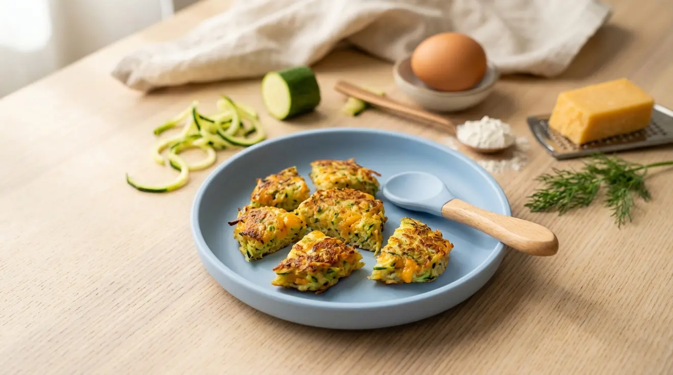 Zucchini Cheese Fritters