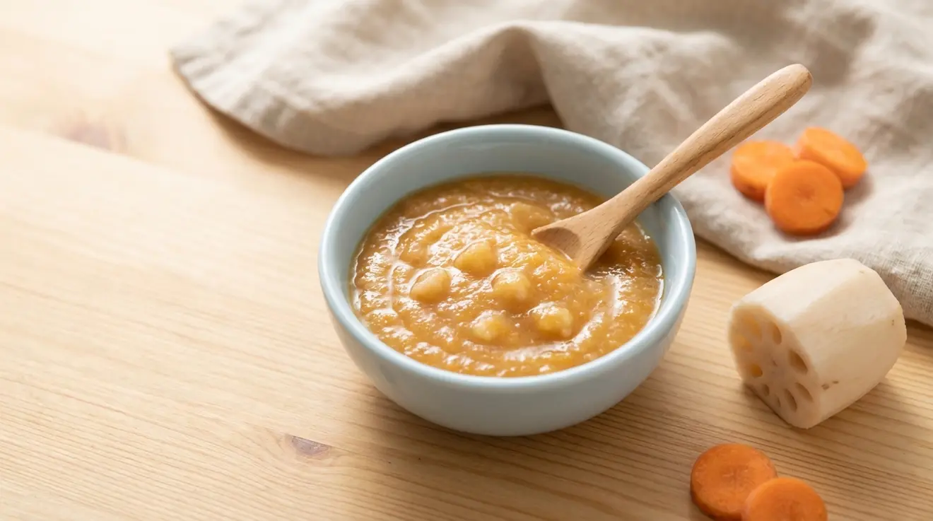 Lotus Root & Carrot Puree