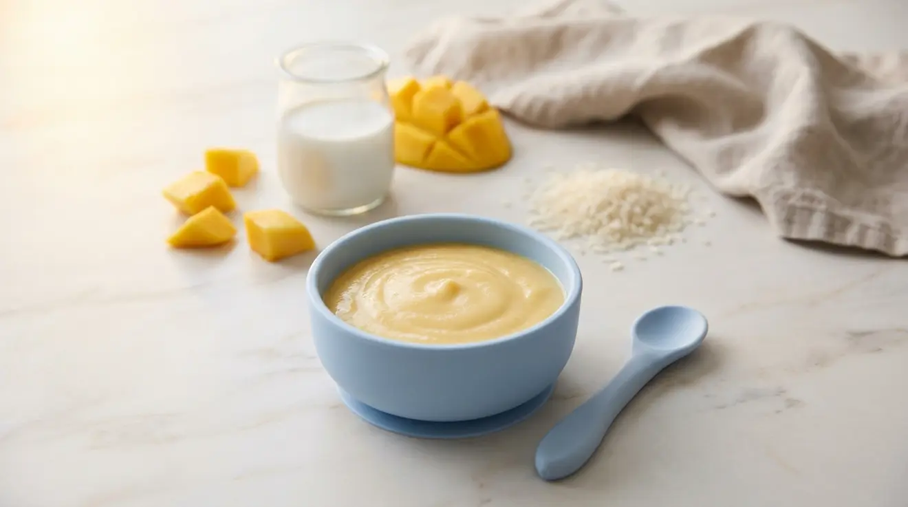 Mango Coconut Rice Pudding