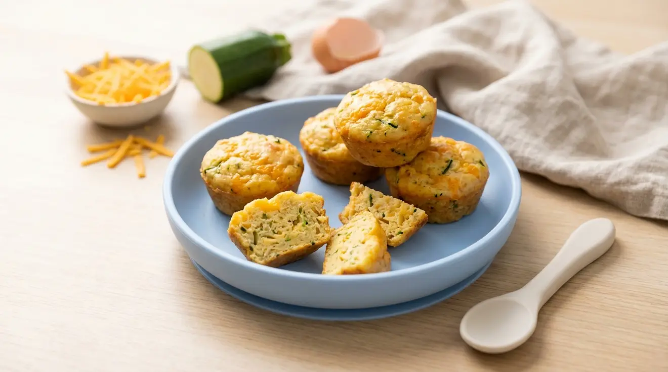 Cheese Veggie Mini Muffins