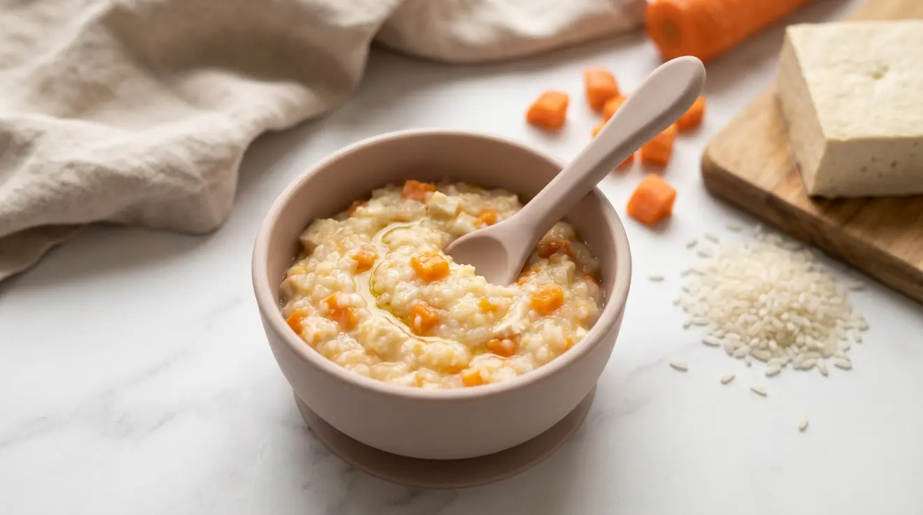 Tofu, Carrot & Rice Bowl