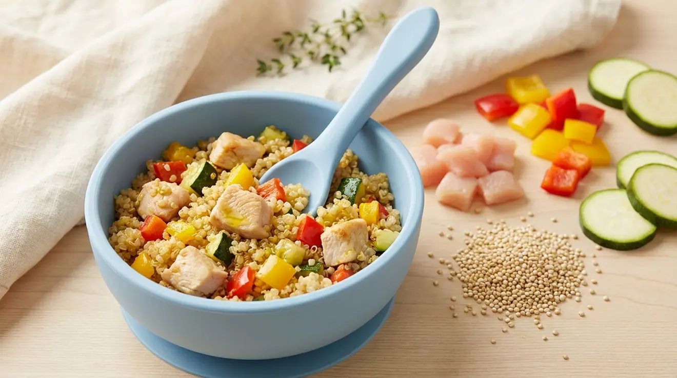 Chicken & Quinoa Veggie Stir-Fry