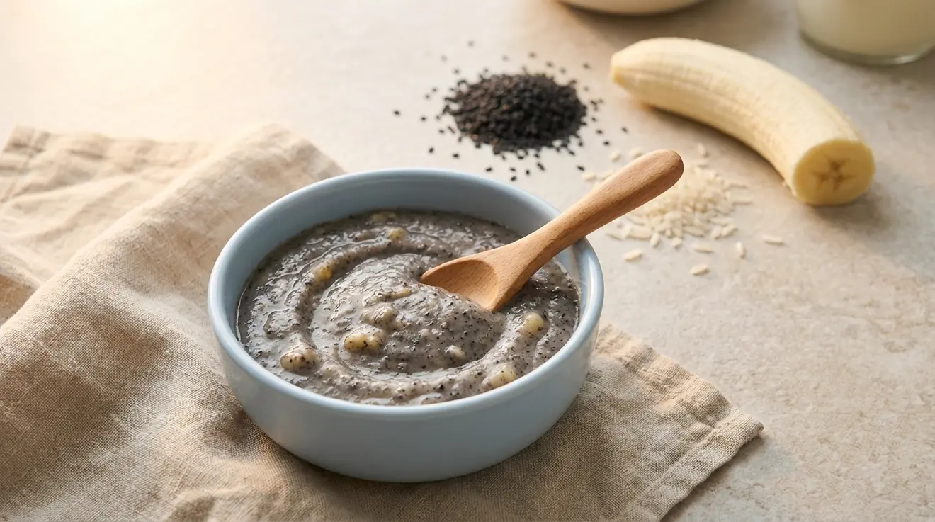 Black Sesame Rice Porridge