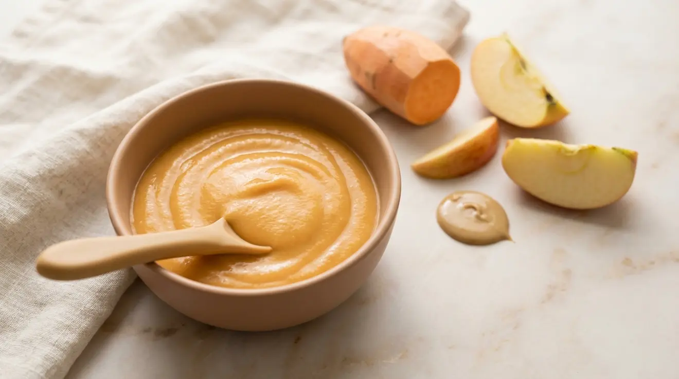 Sweet Potato, Apple & Tahini
