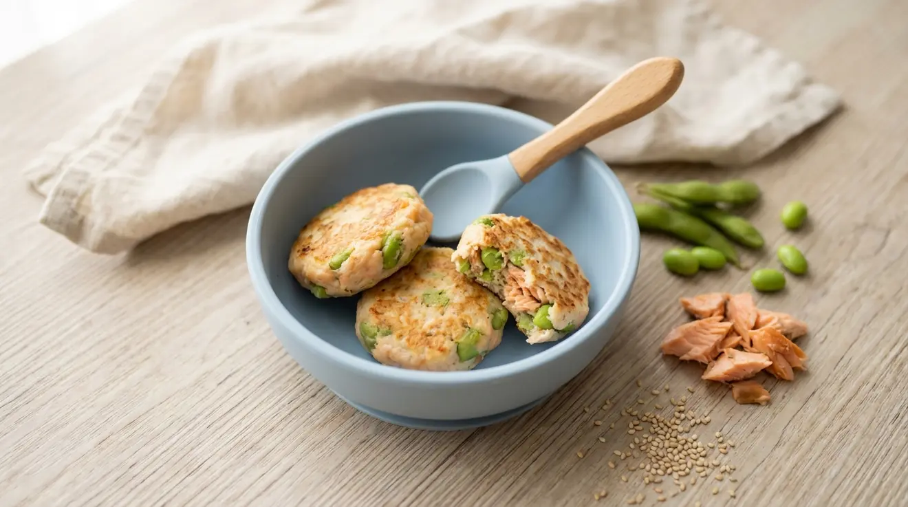 Salmon & Edamame Patties