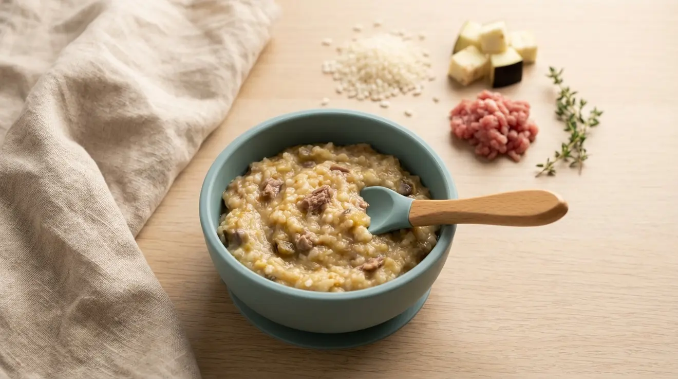 Lamb & Eggplant Porridge