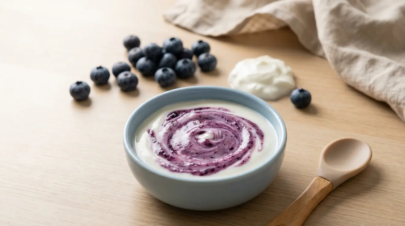 Blueberry & Yogurt Swirl