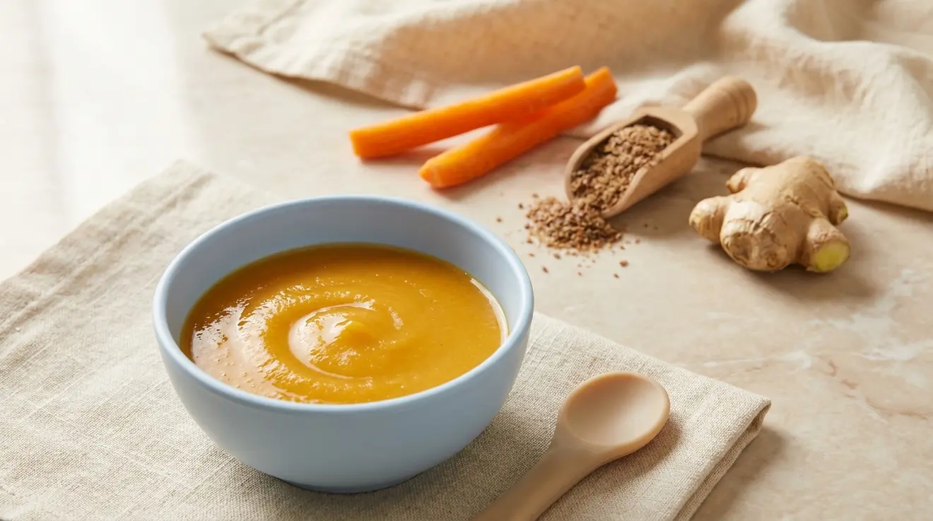 Carrot & Flaxseed Purée
