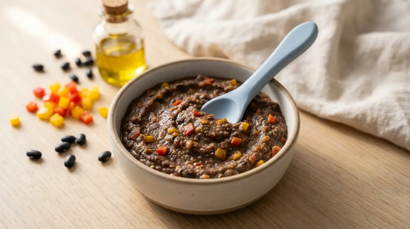 Black Bean & Bell Pepper Mash