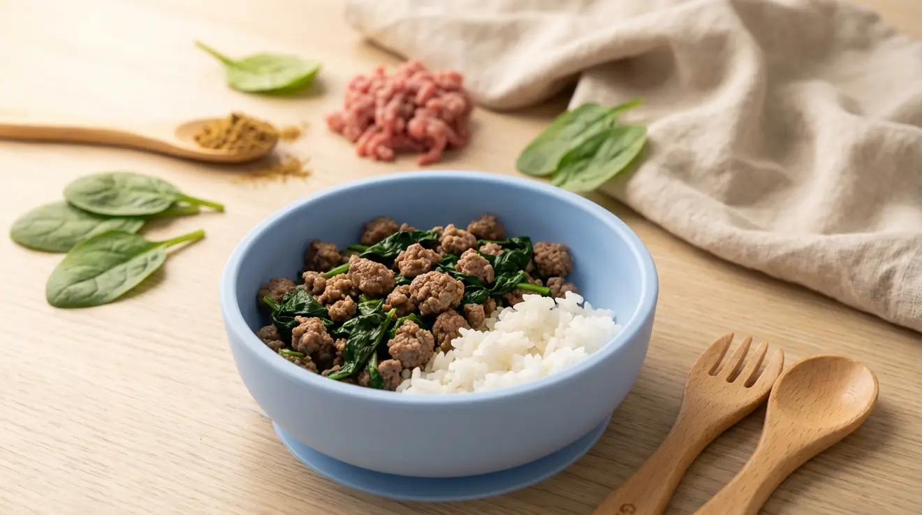 Lamb & Spinach Stir Fry