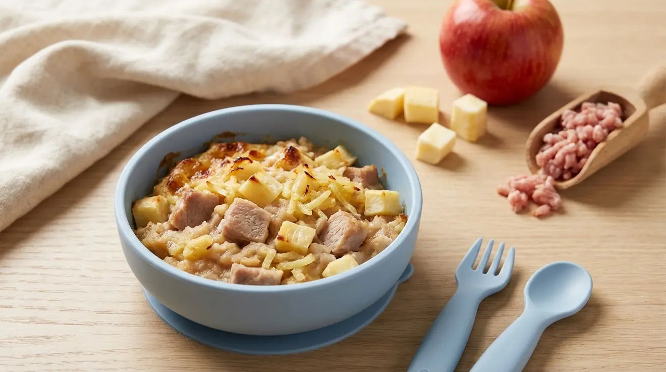 Pork, Apple & Parsnip Bake